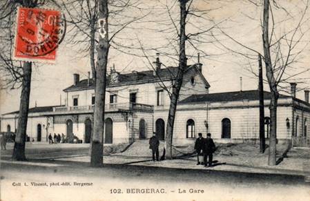 Delcampe - 24 BERGERAC - La Gare - Bergerac