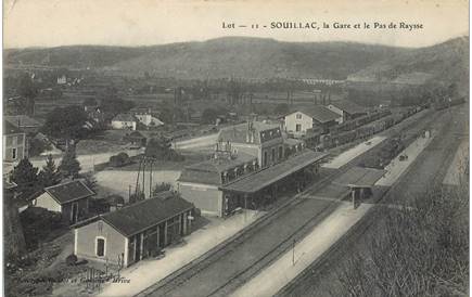 Delcampe - SOUILLAC  -  LA GARE ET LE PAS DE RAYSSE - Souillac
