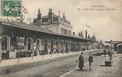 Delcampe - 15 AURILLAC  AH#AL00120 L AUVERGNE LES QUAI DE LA GARE - Aurillac