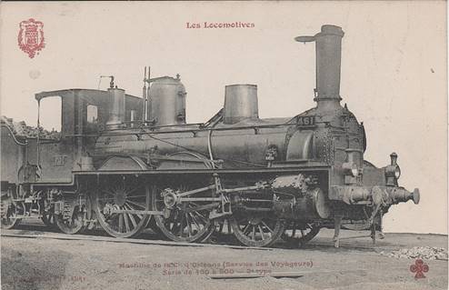 Delcampe - AK Les Locomotives Francaises Cie D' Orleans Locomotive Machine No 461 Serie 450 A 500 Chemin De Fer Train - Trains